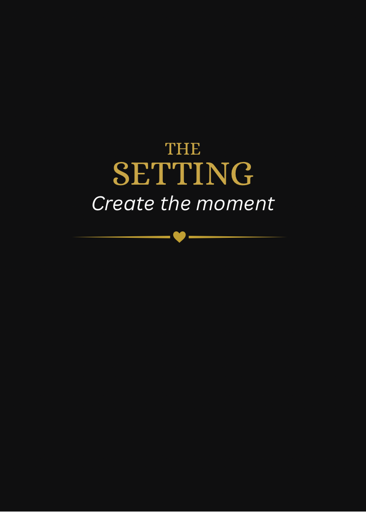 The Setting card front